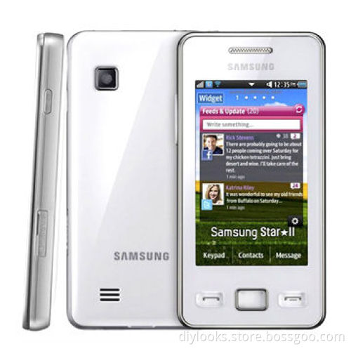 Refurbished Original Samsung S5260 White